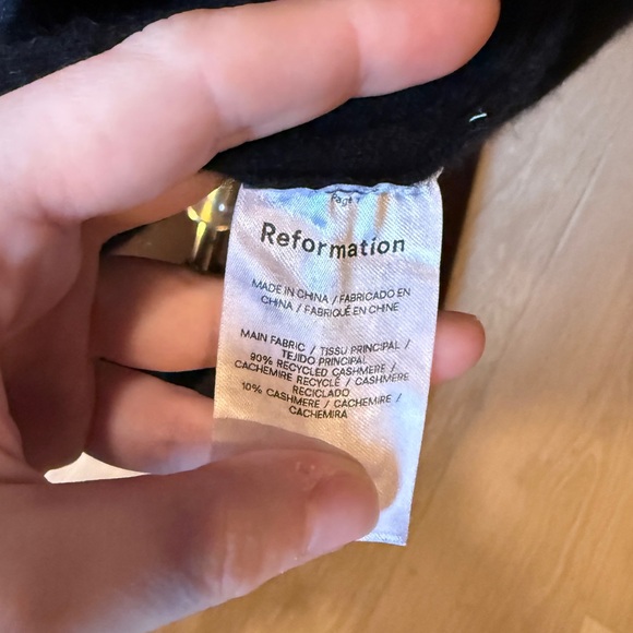 Reformation 100% Cashmere Dress. - Picture 5 of 5